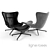 Modern Comfort: AMY Chair by Ligne Roset 3D model small image 2