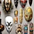 Indonesian Mask & Statuette Collection - 20 Pieces 3D model small image 2