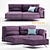 Italian Sofa: Modern and Compact 3D model small image 1