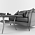 Rufus Retro 2-Seater: Contemporary Style 3D model small image 2