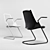 Elegant Sayl Side Chair: Modern Design 3D model small image 2