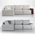 Costabella Atlant2: Realistic 3D Scanned Sofa 3D model small image 2