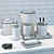 Luxury Bathroom Set: Salle De Bain Collection 3D model small image 3