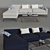Title: Stockholm Sofa - Modern Elegance 3D model small image 1