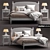 Josephine Bed by Roche Bobois 3D model small image 1