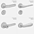 Modern Door Handle Collection 3D model small image 2