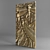 Elegant Golden Wall Panel | Fabello Decor 3D model small image 1