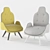 Betibù P Armchair: Comfort and Originality 3D model small image 1