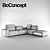 Adjustable Backrest Corner Sofa with Storage - Hampton BoConcept 3D model small image 3