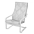 IKEA Poeng: Timeless Comfort for Your Home 3D model small image 3