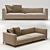 Giorgetti Lusso Sofa 3D model small image 1