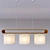 Elegant Lussole Nulvi Hanging Chandelier 3D model small image 2