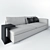Asnaghi Modern Sofa: Spring Chic 3D model small image 2