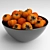 Elegant Persimmons Bowl: Functional and Stylish 3D model small image 1