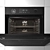 SAMSUNG NV70K2340RB: Modern, Efficient Oven 3D model small image 2