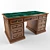 Modern Writing Desk 3D model small image 1