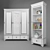 Bailey Wardrobe & Shelving: Stylish Storage Solution 3D model small image 3