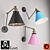 Romatti Lost Wall Light: Adjustable Pendant with Rotating Lampshade 3D model small image 1