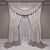 Classic Style Curtain | Corona | 3Ds Max & FBX | 2600x3000mm 3D model small image 1