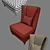 Baker - Verdi Lounge Chair: Stylish and Comfortable 3D model small image 3