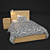 IKEA Malm Bed Set 3D model small image 2