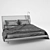 Italian Made Molteni&C Bed 3D model small image 3