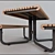 Gretchen Picnic Table: Stylish and Functional 3D model small image 2