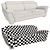 Gaetano Leather Sofa: Luxurious Comfort with Natuzzi 3D model small image 2
