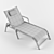 Riviera Stackable Reclining Sun Lounger 3D model small image 3