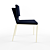 Sleek Modern Chair 3D model small image 2
