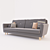 Madrid Convertible Sofa Bed - Vienna Style 3D model small image 1