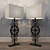 Industrial Metal Table Lamp | Loftdesigne 3D model small image 3