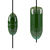 Elegant Green Pendant Lighting 3D model small image 3