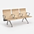 Avant Modular Bench: Sleek Design & Comfort 3D model small image 1