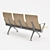 Avant Modular Bench: Sleek Design & Comfort 3D model small image 2