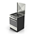 HANSA FCGX 62040 Gas Stove 3D model small image 1