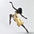 Dynamic Ebony Dancer 3D model small image 2