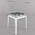 Industrial Steel Frame Side Chair 3D model small image 3