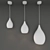 Sleek BTC Pendant Light 3D model small image 2