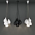 BTC Drop One Grouping Pendant Light 3D model small image 2