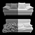 Madrid Sofa: Versatile and Stylish 3D model small image 3