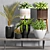 Elegant Planters Set -50% 3D model small image 2