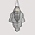 Elegant Arteriors Edom Chandelier 3D model small image 1