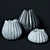 Zaha Hadid Marble Vase 3D model small image 1