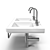 Catalano Canova Royal 125: Versatile Double Sink 3D model small image 3
