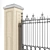 Modern Gate: 2012 Design 3D model small image 2