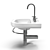 Elegant Catalano Canova Royal Sink 3D model small image 3
