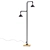 Industrial Pipe Floor Lamp 3D model small image 1