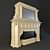 Architectural Inspired Gothic Fireplace 3D model small image 1