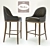 Mobilidea Art 5601 Cannes Stool 3D model small image 1